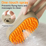 Pet Steam Grooming Brush
