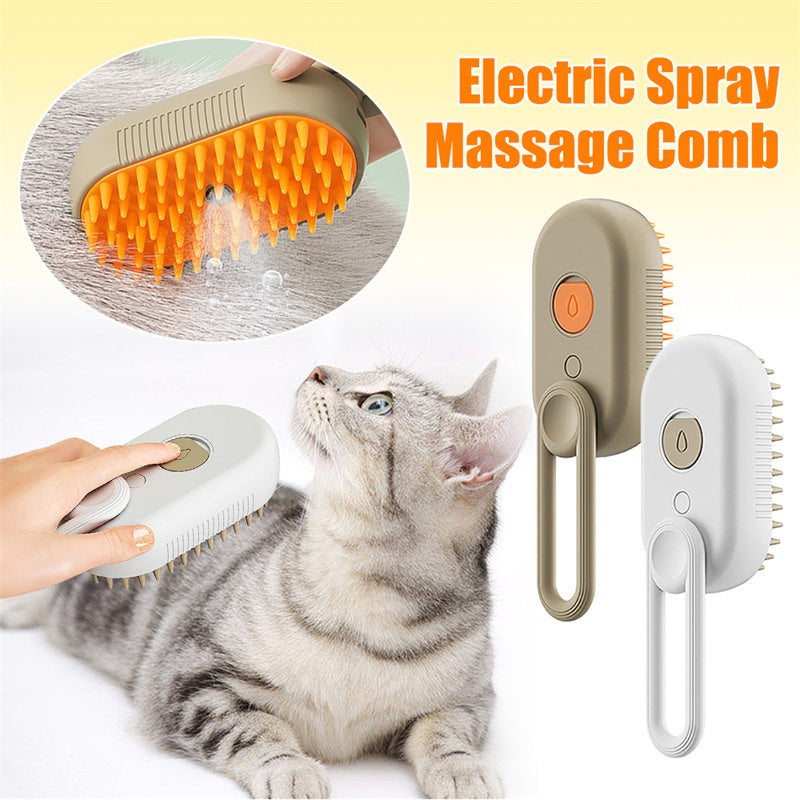 Pet Steam Grooming Brush