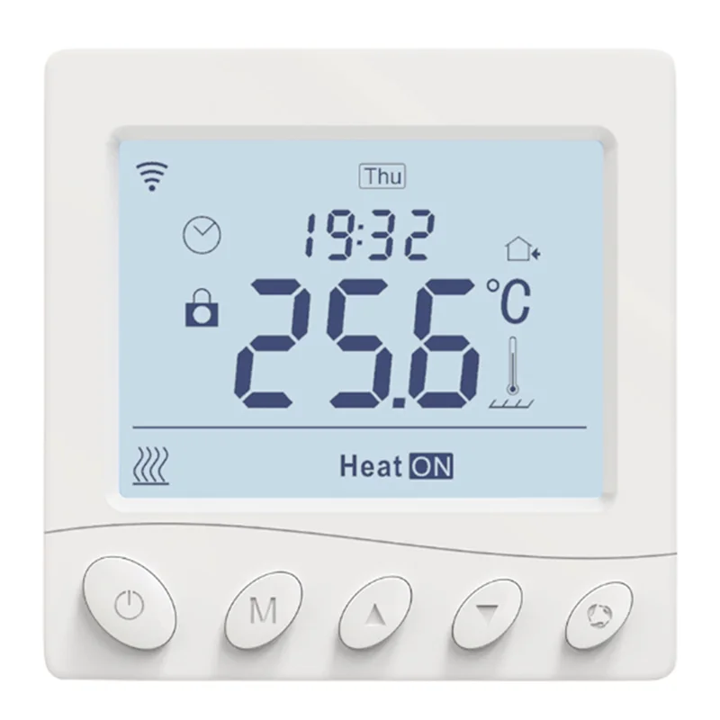 ELECT-Wifi Thermostat Room Temperature Controller Floor Heating Gas App Control Work With Home