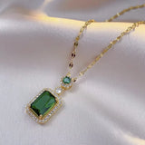 Green Jewelry Set