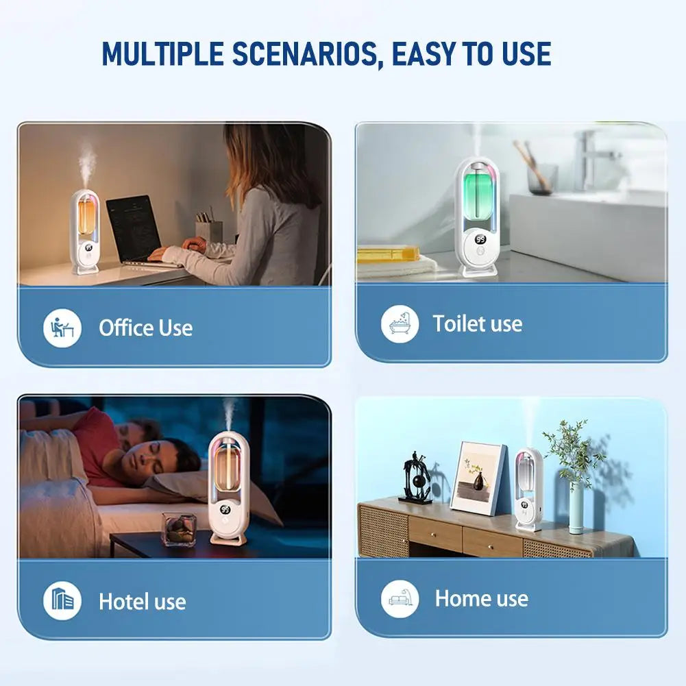 Automatic Aromatherapy Machine Home Hotel Aromatherapy Diffuser  Toilet Deodorization Home Smart Aromatherapy Diffuser