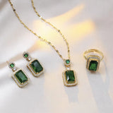 Green Jewelry Set